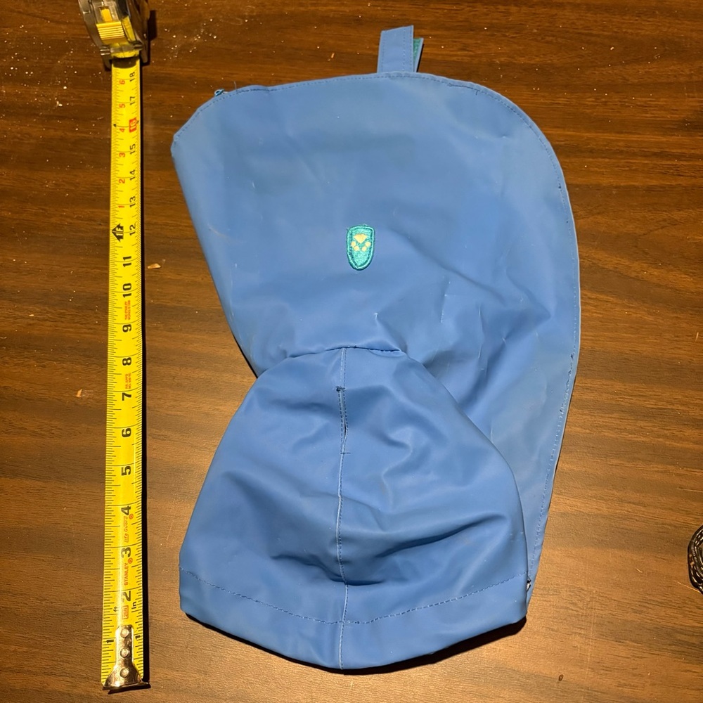 Blue Dog Raincoat with Hood